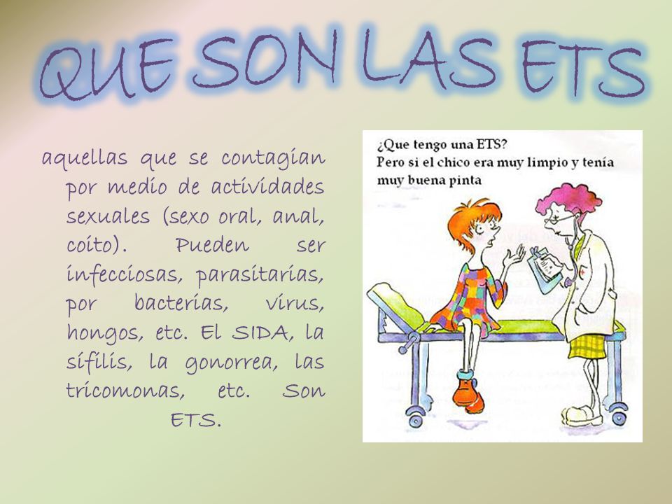 Enfermedades de transmision sexualidad como se contagian